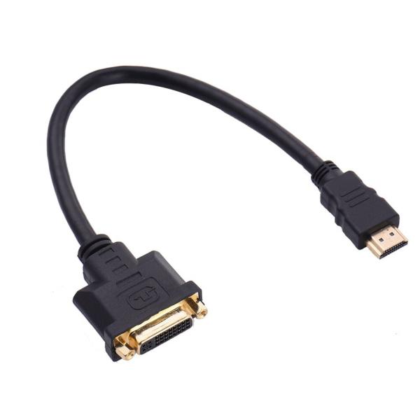 HDMI-DVI変換ケーブル HDMI変換ケーブル HDMI(オス)-DVI(メス)変換アダプター ...