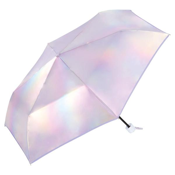Wpc. 雨傘 折りたたみ傘 グロウパールアンブレラ ミニ ラベンダー レディース 50cm パステ...