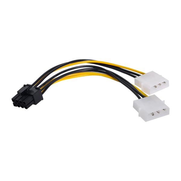 EPS 12 Vグラフィックスカード用CY Dual 4 Pin to PCIE 8 P 6+2 P...