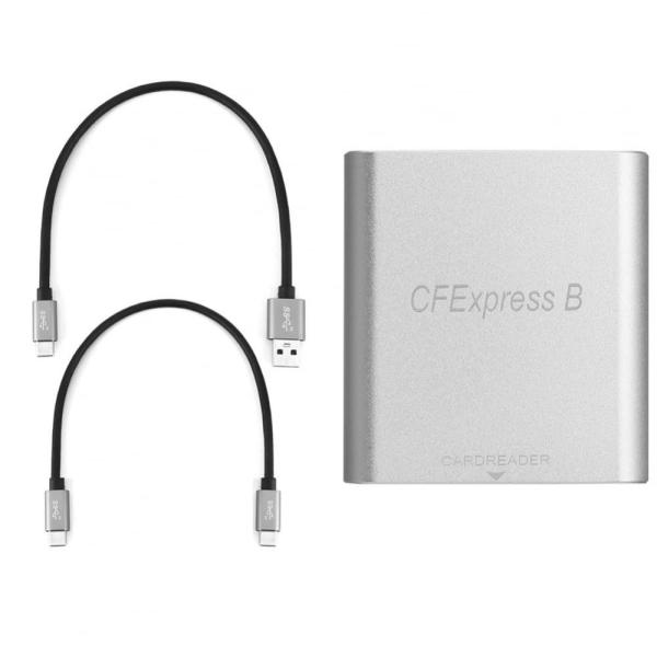 CY USB3.1 Type-C USB3.0 Type-A - CF Express 拡張カードリ...