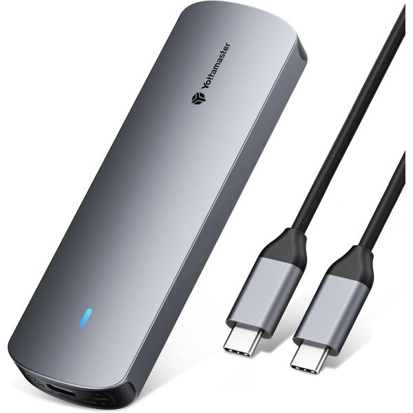 Yottamaster M.2 SSD外付けケース NVME対応 USB C 3.2 Gen2 10...