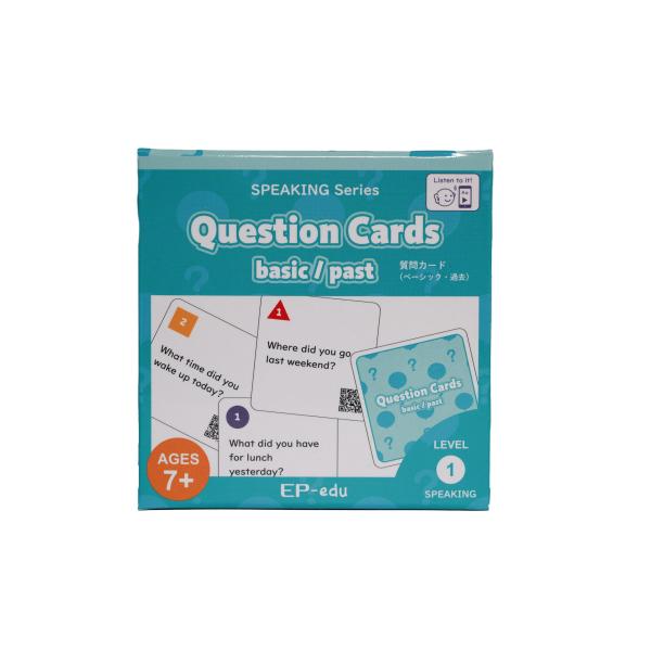 EP-edu Question Cards Basic/Past 英語カードゲーム教材 英会話・過去...