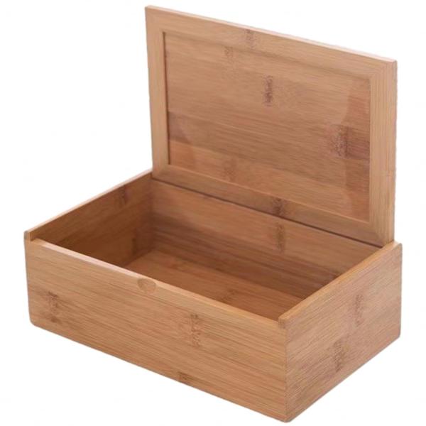 Sweet Plus 竹製ボックス 木箱 木製 蓋付き 収納ケース 小物入れ 収納盒 収納ボックス ...