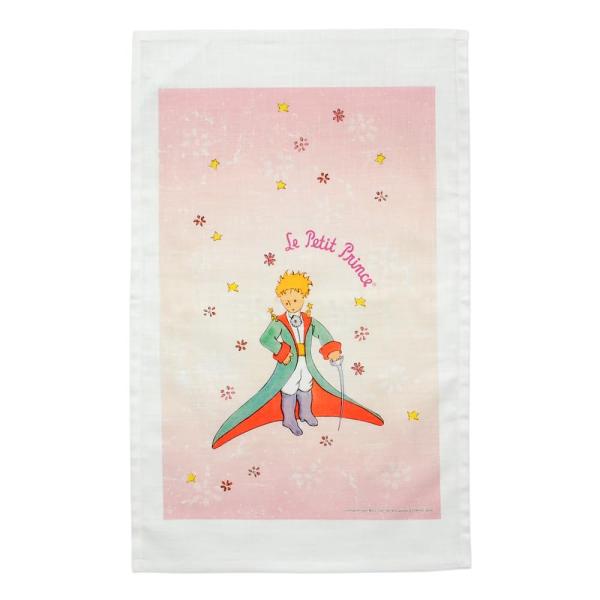 ティータオル 星の王子さま・正装の王子さま（ピンク）1401-Q11-030