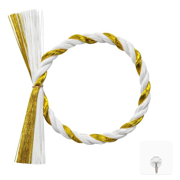 【BEAUTY PLAYER】お正月飾り 玄関 しめ縄 おしゃれ 紙リース 新年しめ縄 手作りキッ ...