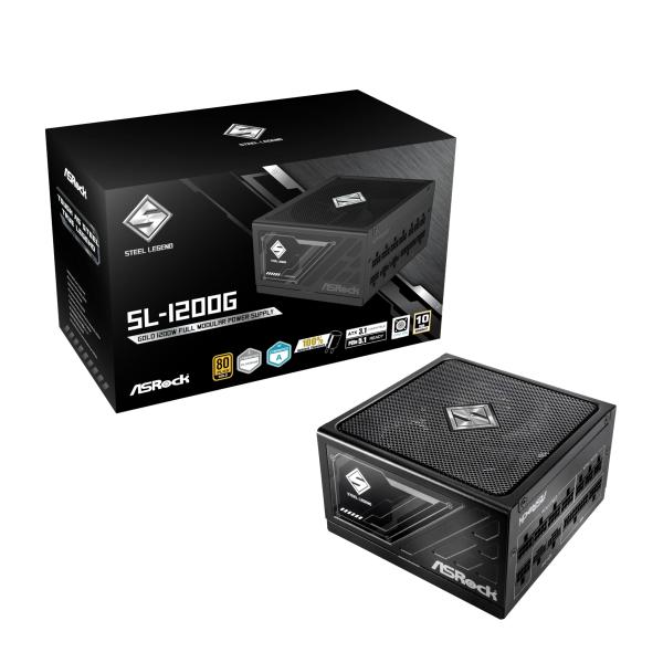 ASRock Steel Legend 次世代GPU対応PC電源ユニット1200W PCIe5.1対...