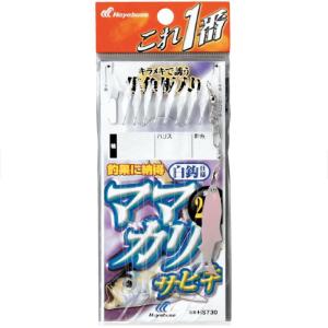 ハヤブサ(Hayabusa) これ一番 ママカリサビキ 白袖 8本鈎 9-3 HS730-9-3｜good-life-ser