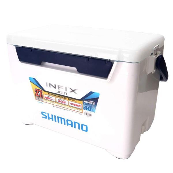 シマノ(SHIMANO) 釣り用 クーラーボックス インフィクス ライト 27リットル Sホワイト