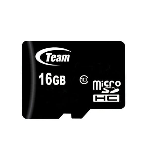 Team Micro SDHC Class10 メモリーカード 16GB ブラック TG016G0M...