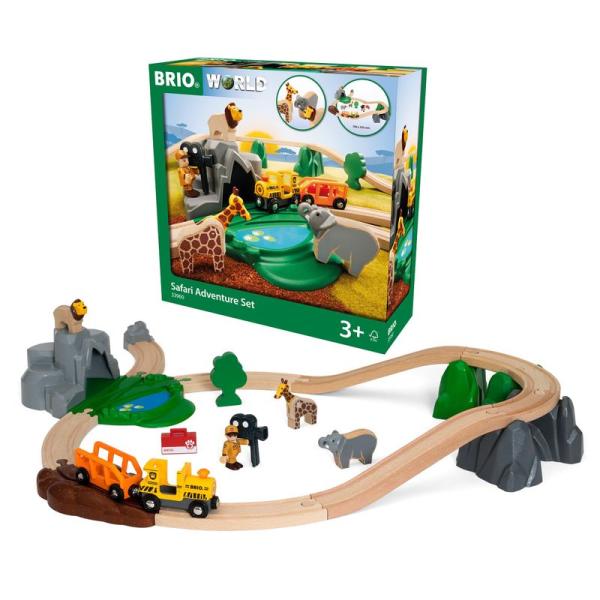 BRIO (ブリオ) WORLD サファリアドベンチャーセット 全26ピース 対象年齢 3歳~ (電...