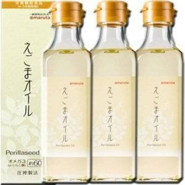 太田油脂 マルタ えごま油 180g 3本