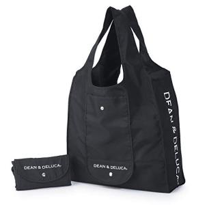 DEAN&amp;DELUCA ショッピングバッグ ブラック エコバッグ 折りたたみ 軽量 コンパクト レジ袋 マイバッグ