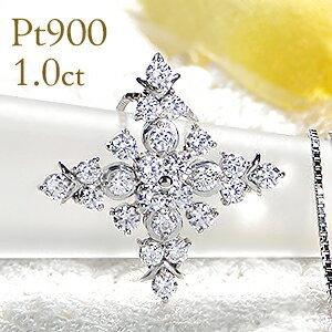 pt900 1.0ct プラチナ ダイヤモンド ペンダント 1カラット ダイア 4月 