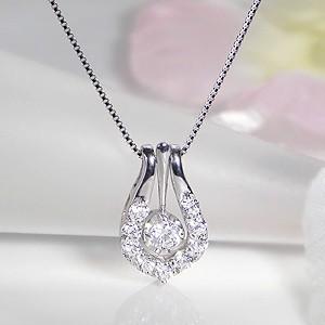 K18 WG ゴールド ダイヤモンド ダイヤ ネックレス ペンダント 馬蹄 馬