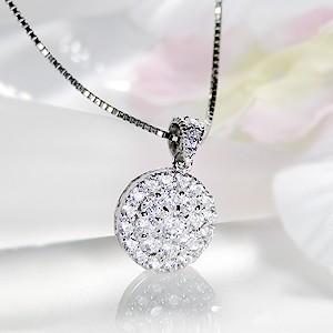 pt900 プラチナ ダイヤモンド ダイヤ ネックレス ペンダント パヴェ pt900 プラチナ ダイヤモンド ダイヤ ネックレス ペンダント パヴェ