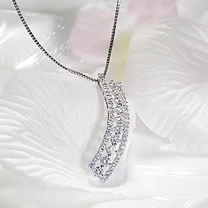 pt900 プラチナ ネックレス ペンダント ダイヤモンド ダイヤ 1.0ct 1