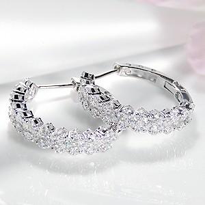 pt900 プラチナ ダイヤモンド ダイヤ ピアス パヴェ 2.0ct 2カラット 中折れ ワンタッ...