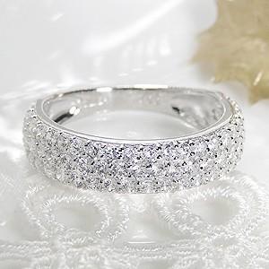 モジャ！様 1カラット パヴェリング 天然ダイヤモンドリング プラチナ900 gur998.jpg