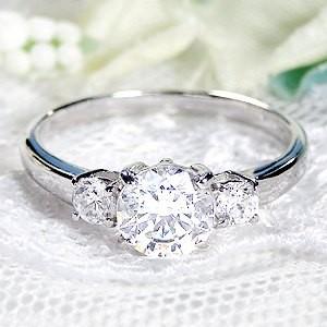 Pt900 0.4ct ダイヤモンド ピンキー リング 送料無料 プラチナ 0.4