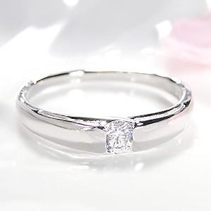 pt900 プラチナ ダイヤモンド ダイヤ 指輪 リング 0.2ct 一粒 SIクラス 