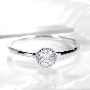 pt900 プラチナ ダイヤモンド ダイヤ 指輪 リング 一粒 誕生石 4月