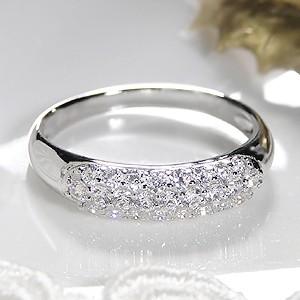 Pt900 フラワーモチーフ エメラルド ダイヤモンド リング 送料無料