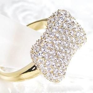 K18 WG YG PG 0.5ct ダイヤモンド フルエタニティ ピンキー リング