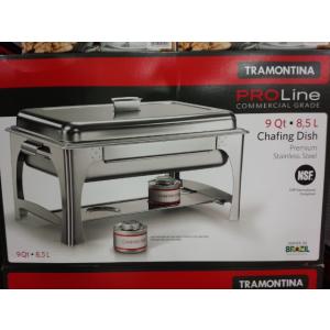 TRAMONTINA　PRO LINEチェーフィングディッシュセット(湯煎)　8.5L(9qt)トラ...