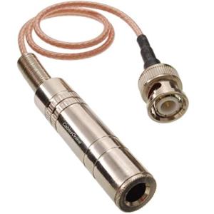 CablesOnline 12インチ BNCオスから1/4インチ モノラルTSメス 50オーム RG316 同軸低損失RFジャンパーケー