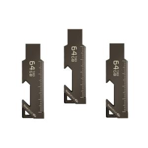 TEAMGROUP T183 64GB 3パック USB 3.2 Gen 1  メタル磁気多機能USBフラッシュドライブ 外付けスト