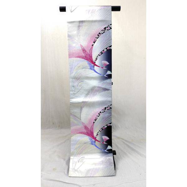 【used】着物袋帯『鶴』　和装　着物　帯　中古品