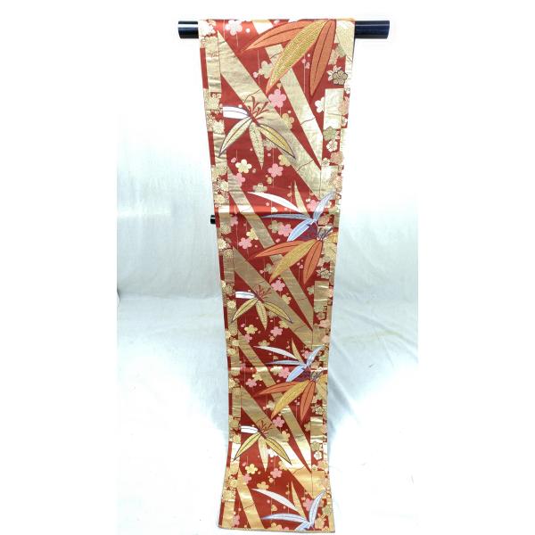 【used】着物袋帯『松竹梅』　和装　着物　中古品