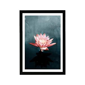 Wynwood Studio Botanical Framed Wall Art Prints 'Lotus Love' Florals 並行輸入｜good-quality