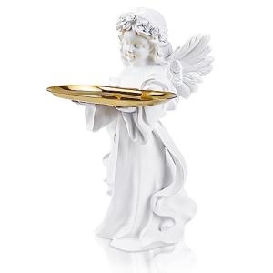DIBALIYI 天使の樹脂像 祈る天使の彫刻 天使のキーホルダー 記念像 天使のオーナメント かわいい赤ちゃんの天使の置物 リビングル 並行輸入｜good-quality