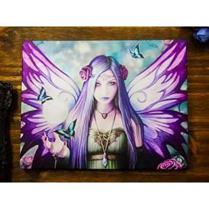 Ebros Anne Stokes ファンタジー ゴシック アーティスト 傑作 プリント キャンバス ピクチャーアート 手張り 木製フレ 並行輸入｜good-quality