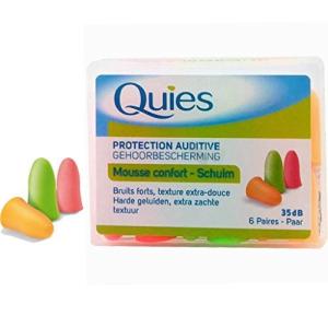 Quies Rubber Foam Ear Plugs 6 Pairs by Quies 並行輸入｜good-quality