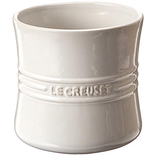 Le Creuset ル・クルーゼ Stoneware ２．６Ｌ ユーテンシル クロック ホワイト ...