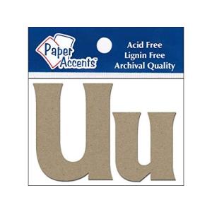 Chipboard Letter 2 Uu 2pc Natural 並行輸入｜good-quality