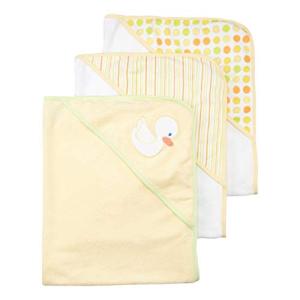 Spasilk Soft Terry Hooded Towel Set  Yellow by Spasilk  並行輸入｜good-quality