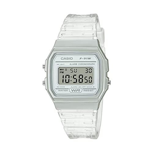 Casio Quartz Watch with Resin Strap  Clear  20 Mod...