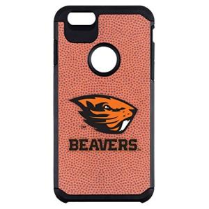 オレゴン州立大学ビーバーズ クラシックフットボール ペブルグレインフィール iPhone 6 Plusケース、ワンサイズ ブラウン 並行輸入｜good-quality