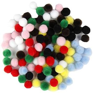 Touch Of Nature .5 Pom-Poms 100/Pkg-Assorted -POM.5-62026 並行輸入｜good-quality