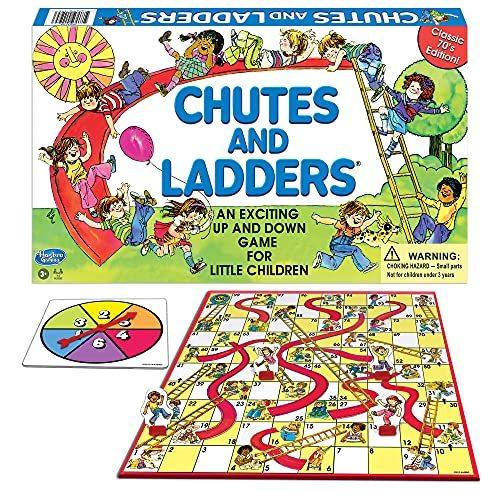 Classic Chutes and Ladders Board Game 並行輸入