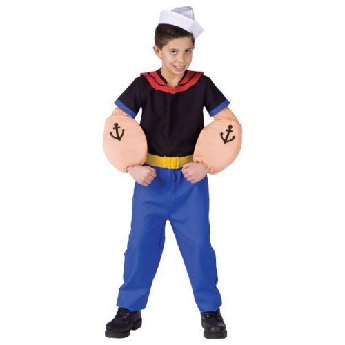 Popeye Child Costume ポパイチャイルドコスチューム♪ハロウィン♪サイズ：Medi...