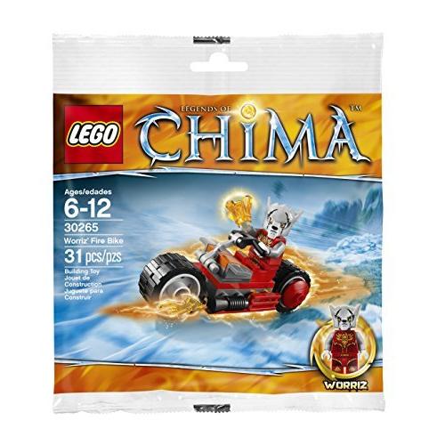 LEGO Legends of Chima: Worriz&apos; 火災 Bike セット 30265 袋...