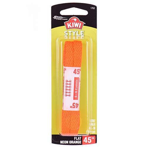 KIWI メンズ フラットレースネオンオレンジ45 2組 並行輸入