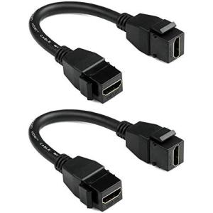 UseBean HDMI キーストーン カプラー 4K HDMIキーストーン ジャック インサート メス→メス アダプター ピグテール  並行輸入｜good-quality
