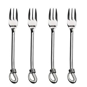 Gourmet Settings Twist Cocktail Forks Stainless Steel Set of 4 by Go 並行輸入｜good-quality