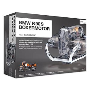 1/2 BMW R90S ボクサー フラット・ツイン エンジン 空冷OHV2気筒 透明モデルキット プラモデル 並行輸入