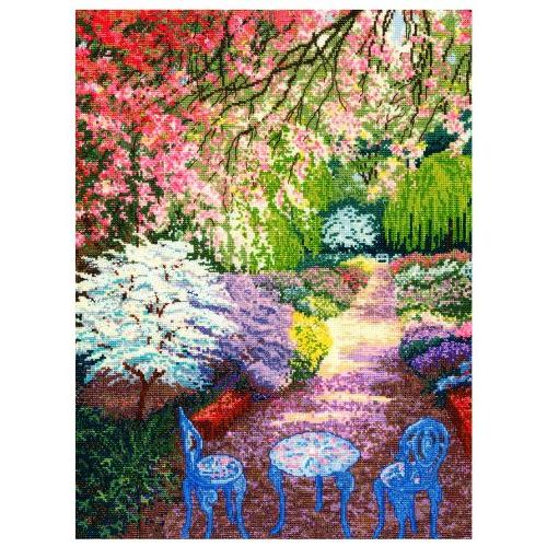 Cherry Blossoms Counted Cross Stitch Kit-16X12 16 ...